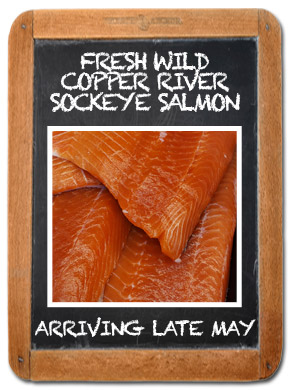 Fresh Wild Copper River Sockeye Salmon